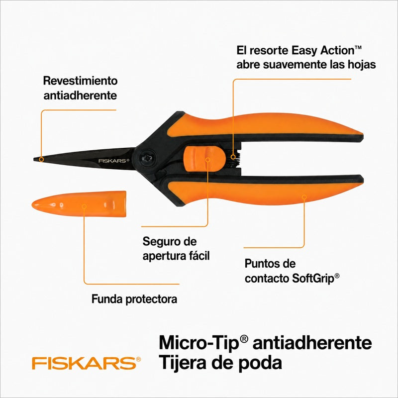 Tijera de mano floral SOFTOUCH® MICRO-TIP®