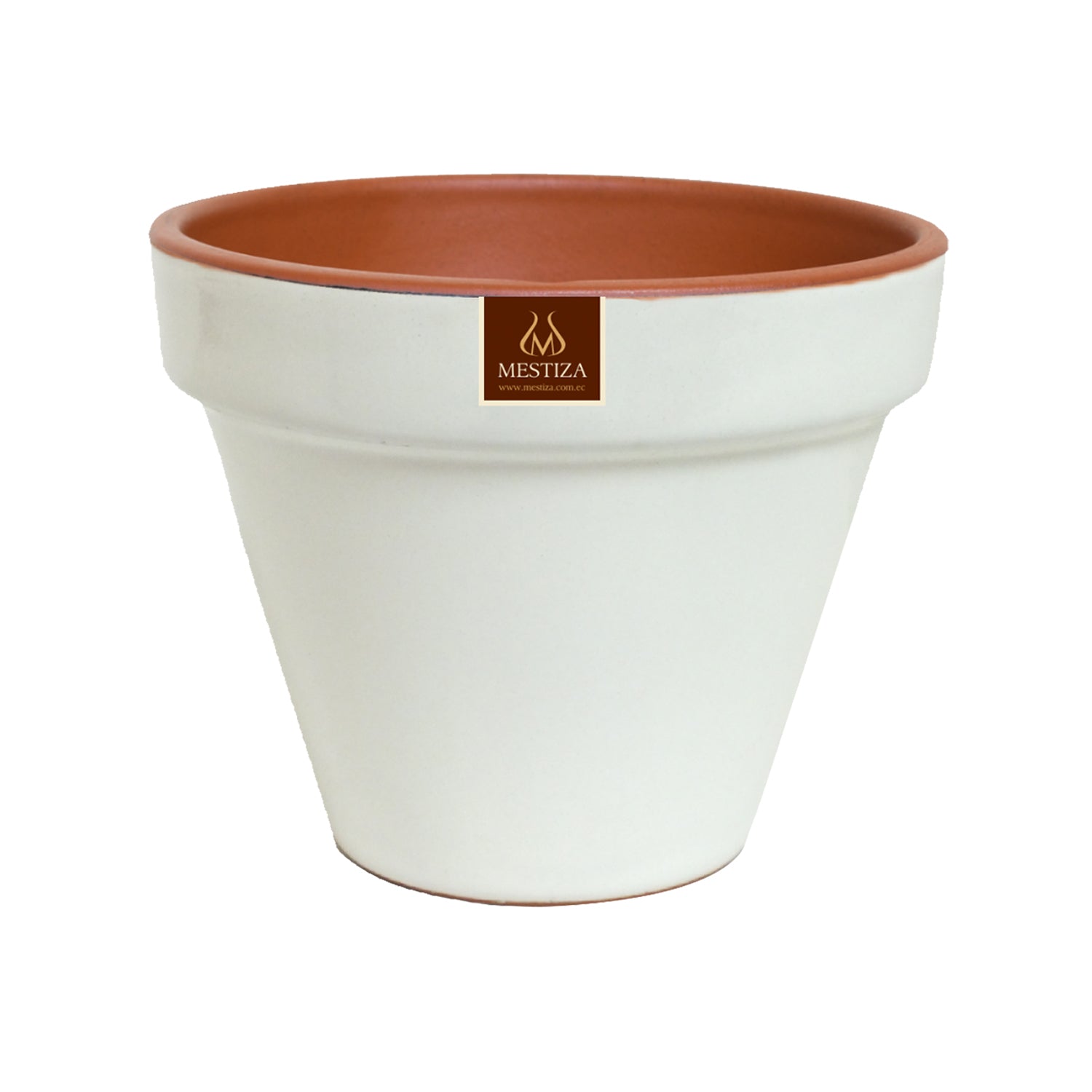 Macetero Arcilla Esmaltada Estándar